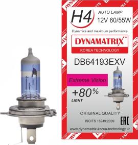 Dynamatrix DB64193EXV - Лампа накаливания, основная фара autosila-amz.com