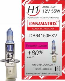 Dynamatrix DB64150EXV - Лампа накаливания, основная фара autosila-amz.com