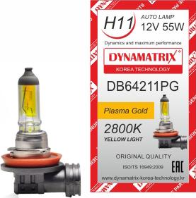 Dynamatrix DB64211PG - Лампа накаливания, основная фара autosila-amz.com