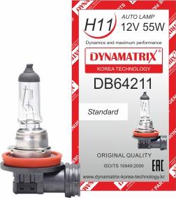 Dynamatrix DB64211 - Лампа накаливания, основная фара autosila-amz.com