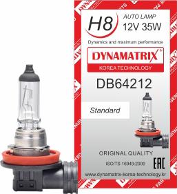 Dynamatrix DB64212 - Лампа накаливания, основная фара autosila-amz.com