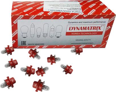 Dynamatrix DB2473MFX6 - Лампа накаливания, освещение щитка приборов autosila-amz.com