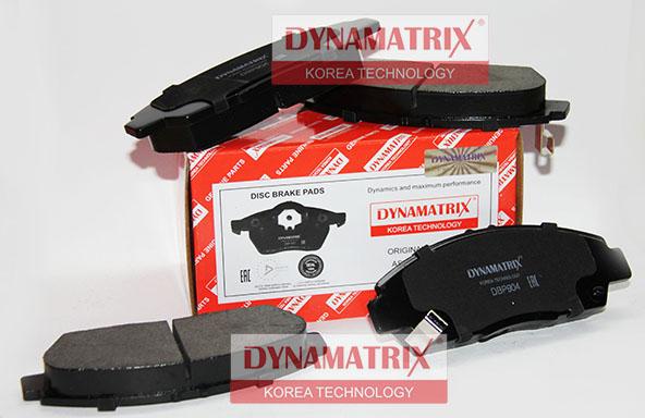 Dynamatrix DBP904 - Тормозные колодки, дисковые, комплект autosila-amz.com
