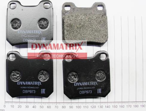 Dynamatrix DBP973 - Тормозные колодки, дисковые, комплект autosila-amz.com