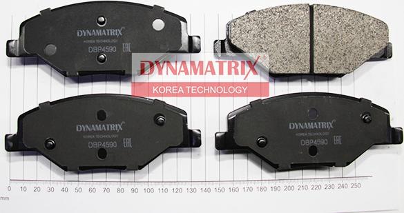 Dynamatrix DBP4590 - Тормозные колодки, дисковые, комплект autosila-amz.com