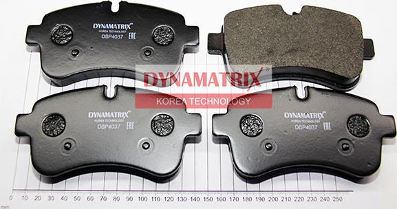 Dynamatrix DBP4047 - Тормозные колодки, дисковые, комплект autosila-amz.com