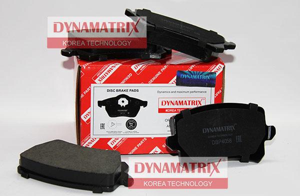 Dynamatrix DBP4058 - Тормозные колодки, дисковые, комплект autosila-amz.com