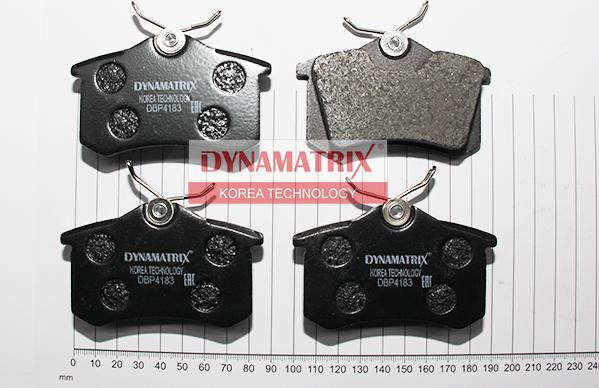 Dynamatrix DBP4183 - Тормозные колодки, дисковые, комплект autosila-amz.com