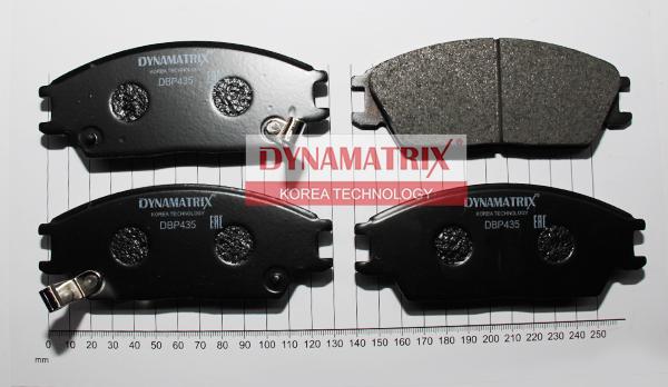Dynamatrix DBP435 - Тормозные колодки, дисковые, комплект autosila-amz.com