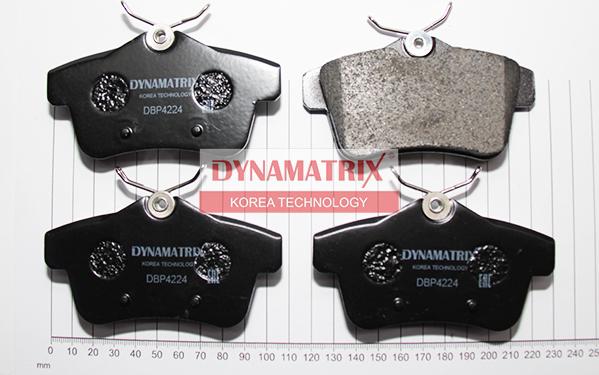 Dynamatrix DBP4224 - Тормозные колодки, дисковые, комплект autosila-amz.com