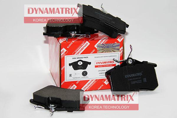 Dynamatrix DBP4222 - Тормозные колодки, дисковые, комплект autosila-amz.com