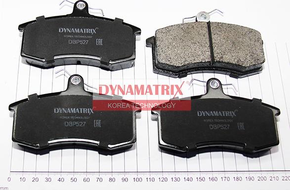 Dynamatrix DBP527 - Тормозные колодки, дисковые, комплект autosila-amz.com