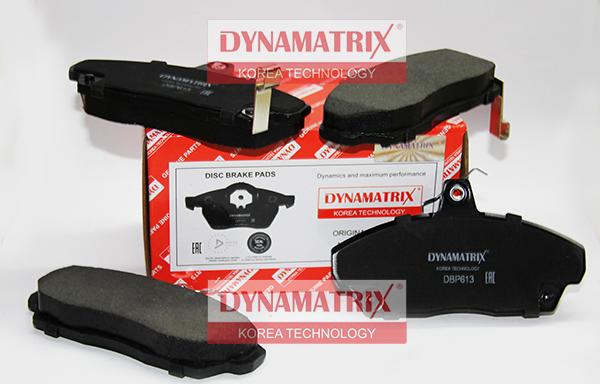 Dynamatrix DBP613 - Тормозные колодки, дисковые, комплект autosila-amz.com