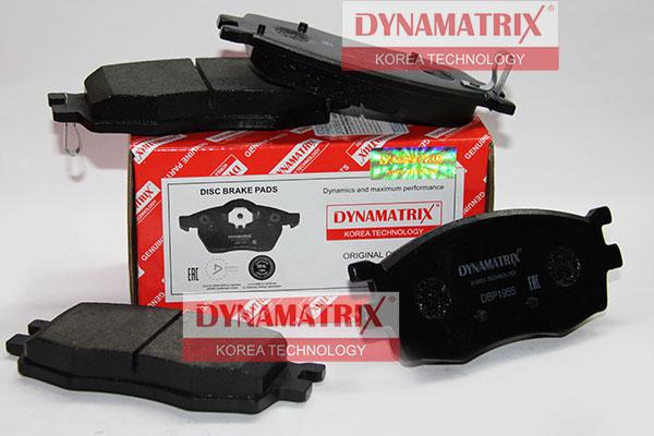 Dynamatrix DBP1955 - Тормозные колодки, дисковые, комплект autosila-amz.com
