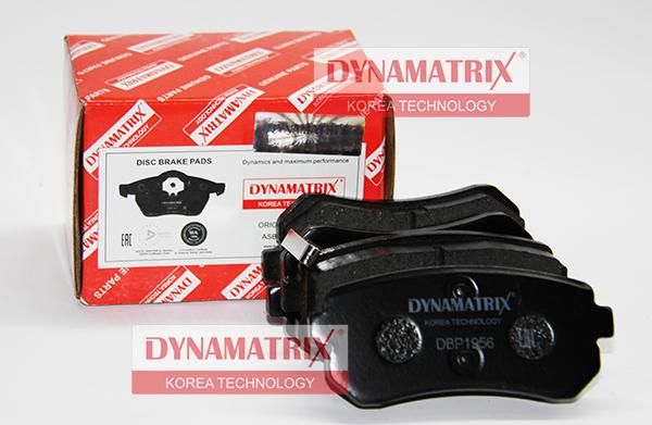 Dynamatrix DBP1956 - Тормозные колодки, дисковые, комплект autosila-amz.com