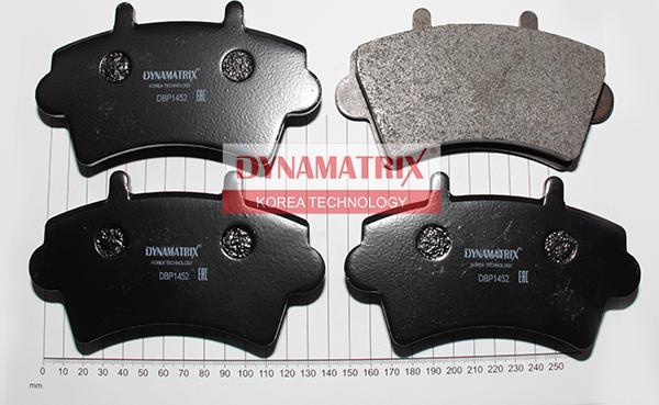 Dynamatrix DBP1452 - Тормозные колодки, дисковые, комплект autosila-amz.com
