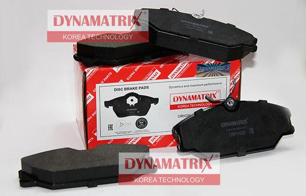 Dynamatrix DBP1420 - Тормозные колодки, дисковые, комплект autosila-amz.com