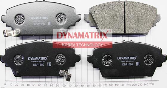 Dynamatrix DBP1580 - Тормозные колодки, дисковые, комплект autosila-amz.com