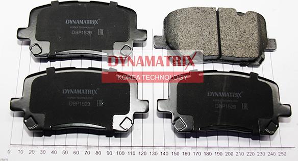 Dynamatrix DBP1529 - Тормозные колодки, дисковые, комплект autosila-amz.com