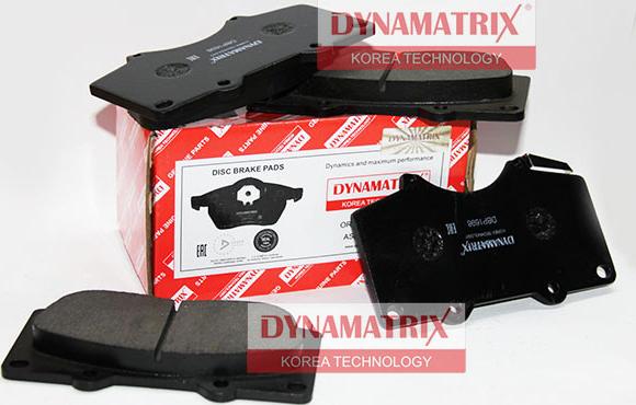 Dynamatrix DBP1698 - Тормозные колодки, дисковые, комплект autosila-amz.com