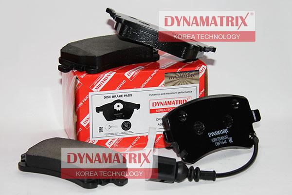 Dynamatrix DBP1644 - Тормозные колодки, дисковые, комплект autosila-amz.com