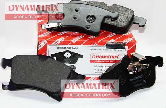 Dynamatrix DBP1640 - Тормозные колодки, дисковые, комплект autosila-amz.com