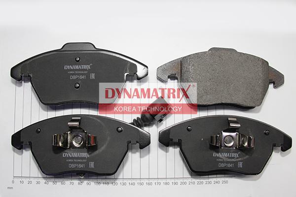 Dynamatrix DBP1641 - Тормозные колодки, дисковые, комплект autosila-amz.com