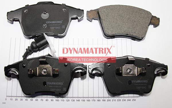 Dynamatrix DBP1642 - Тормозные колодки, дисковые, комплект autosila-amz.com