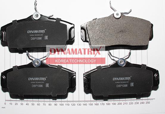 Dynamatrix DBP1096 - Тормозные колодки, дисковые, комплект autosila-amz.com