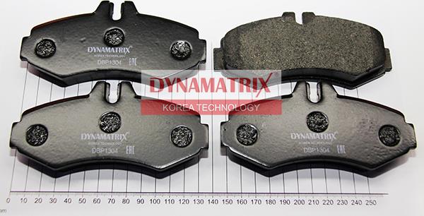 Dynamatrix DBP1304 - Тормозные колодки, дисковые, комплект autosila-amz.com