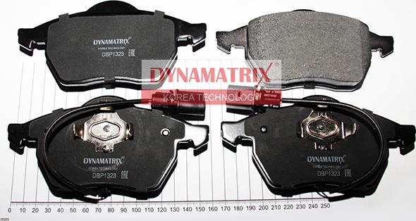 Dynamatrix DBP1323 - Тормозные колодки, дисковые, комплект autosila-amz.com