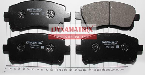 Dynamatrix DBP1327 - Тормозные колодки, дисковые, комплект autosila-amz.com