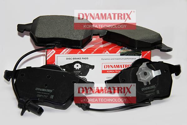 Dynamatrix DBP1717 - Тормозные колодки, дисковые, комплект autosila-amz.com