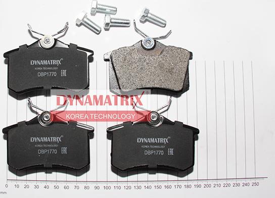 Dynamatrix DBP1770 - Тормозные колодки, дисковые, комплект autosila-amz.com