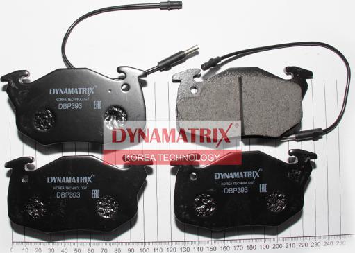 Dynamatrix DBP393 - Тормозные колодки, дисковые, комплект autosila-amz.com