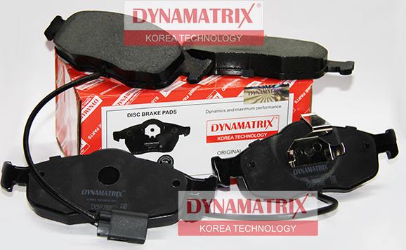 Dynamatrix DBP766 - Тормозные колодки, дисковые, комплект autosila-amz.com