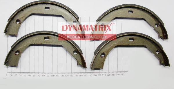 Dynamatrix DBS585 - Комплект тормозных колодок, барабанные autosila-amz.com