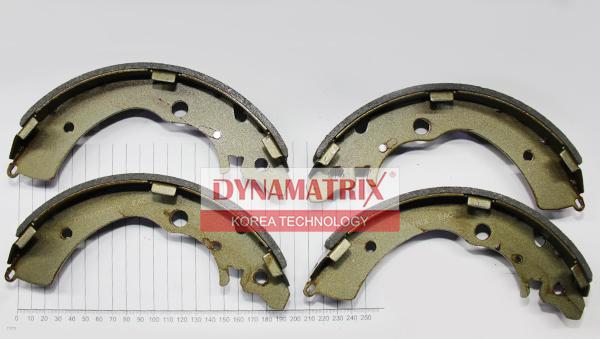 Dynamatrix DBS318 - Комплект тормозных колодок, барабанные autosila-amz.com