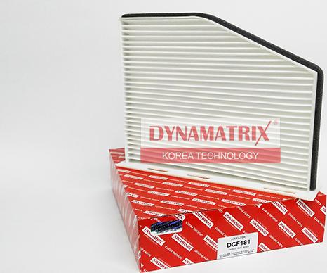 Dynamatrix DCF181 - Фильтр воздуха в салоне autosila-amz.com