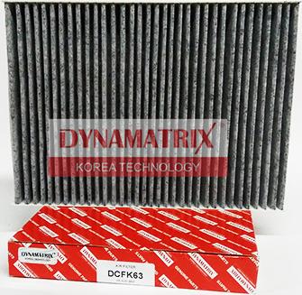 Dynamatrix DCFK63 - Фильтр воздуха в салоне autosila-amz.com