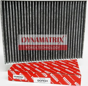 Dynamatrix DCFK31 - Фильтр воздуха в салоне autosila-amz.com