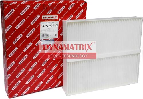 Dynamatrix DCFK21-NS-NS20 - Фильтр воздуха в салоне autosila-amz.com