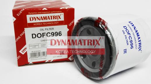 Dynamatrix DOFC996 - Масляный фильтр autosila-amz.com