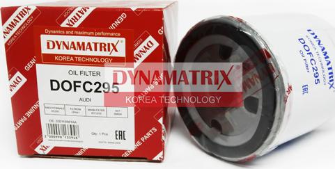 Dynamatrix DOFC295 - Масляный фильтр autosila-amz.com