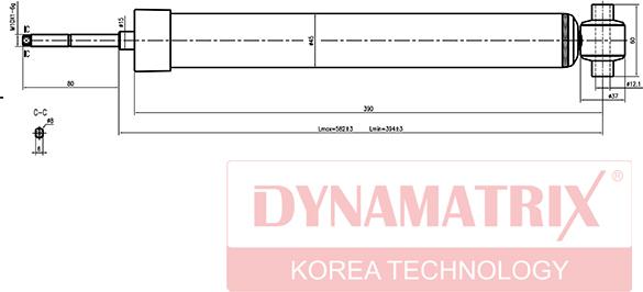 Dynamatrix DSA441102 - Амортизатор autosila-amz.com