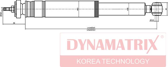 Dynamatrix DSA553185 - Амортизатор autosila-amz.com