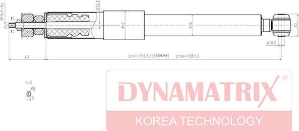 Dynamatrix DSA553177 - Амортизатор autosila-amz.com