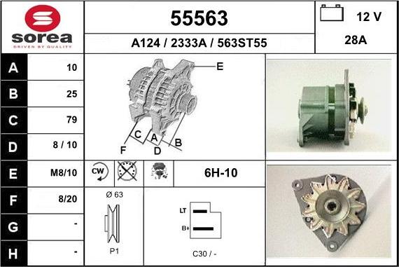 EAI 55563 - Генератор autosila-amz.com