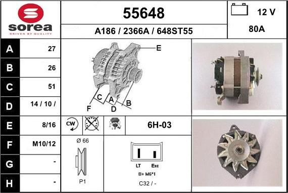 EAI 55648 - Генератор autosila-amz.com