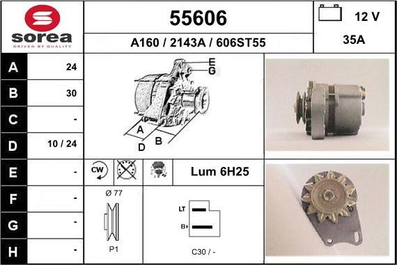 EAI 55606 - Генератор autosila-amz.com